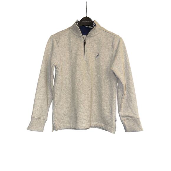 Nautica Other - Nautica Boys Gray 3/4 Zip Sweater Medium 10/12